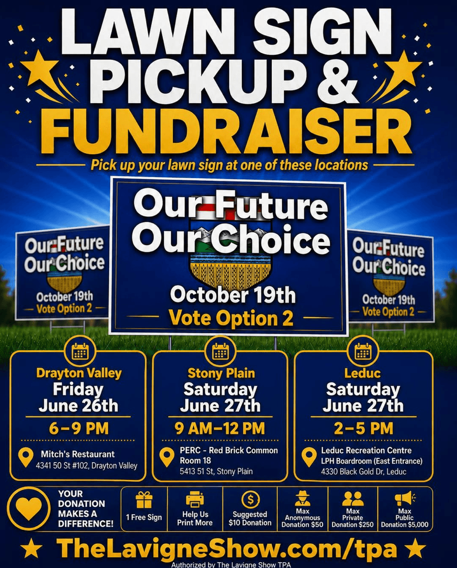 Lawn Sign Pick Up & Fundraiser
